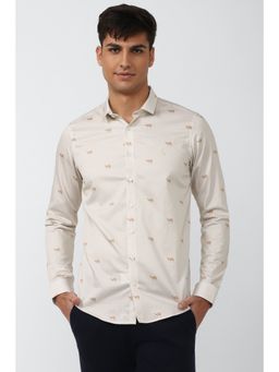 Simon Carter - Men Beige Shirt