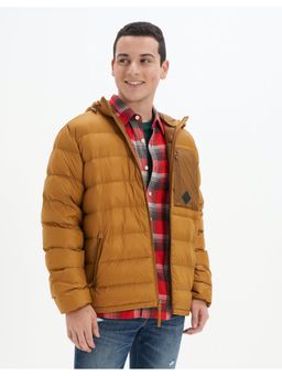 American Eagle - Men Yellow Lightweight Down Jacket