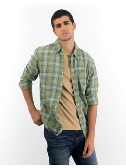 American Eagle - Men Green Slim Fit Everyday Button Up Shirt