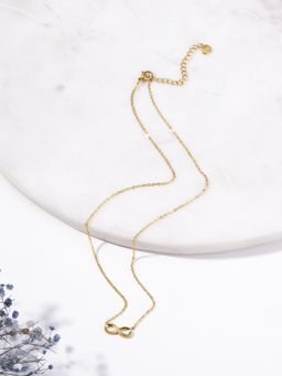 Palmonas - White Timeless Crystal Infinity Necklace