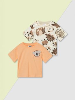 max - Boys Assorted T-shirt - (Pack of 2)