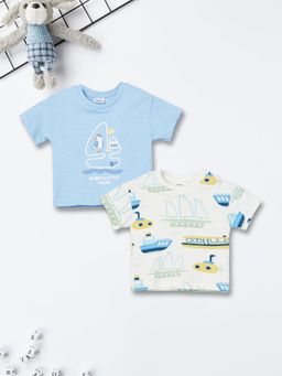 max - Boys Printed T-shirts - (Pack of 2)