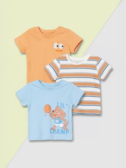 max - Boys Assorted T-shirt - (Pack of 3)