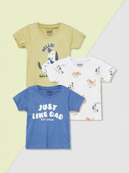 max - Boys Printed T-shirts - (Pack of 3)
