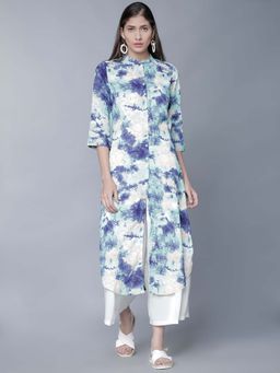 VISHUDH - Women Multi-Color Printed Straight Kurta