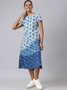 Fabindia - Cotton Dabu Printed Dress