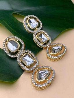 I Jewels - Latest Fashion Stylish Stud Drop Earring for Women