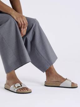 Birkenstock - Madrid Big Buckle Women Grey Sandals