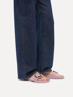 Birkenstock - Madrid Big Buckle Women Narrow Width Faded Purple Sandals