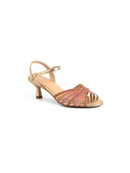 Vanilla Moon - Women Odette Gold Kitten Heels