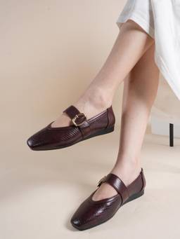 Drop Bold - Women Maroon Ballerina