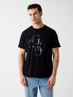 Guess - Black Typography T-Shirt