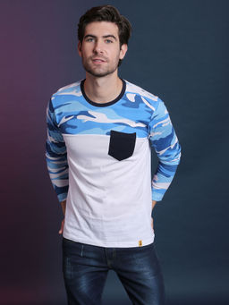 Campus Sutra - Men Camouflage Design Stylish Caual T-shirts