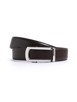 CAZZANO - Mens Brown Slider Buckle Leather Belt