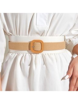 Salty - Womens Maple Glaze Woven Straw Belt
