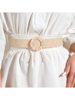 Salty - Womens Marshmallow Pop Woven Buckle Belt