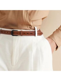 Salty - Womens Honeyline Perforated Leather Belt
