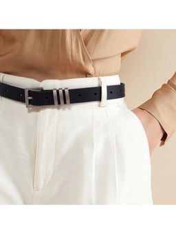 Salty - Womens Black Husk Leather Belt