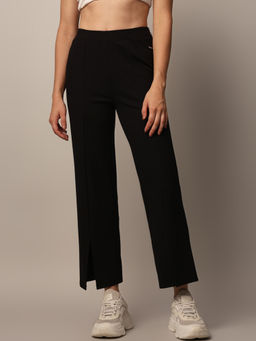 ONLY - Women Black Flared High-Rise Pant