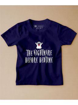 Be Awara - Nightmare Half Sleeves Kids T-shirt Navy Blue