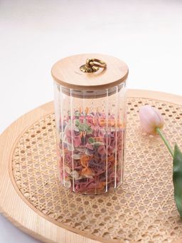 UMAI - Borosilicate Jar with Wooden Lid
