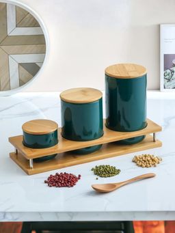 UMAI - Ceramic Jar Set- 3PCS 260ML,800ML,1000ML