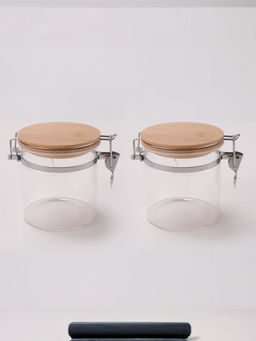 UMAI - Borosilicate Jar with Lid 650ML (Pack of 2)