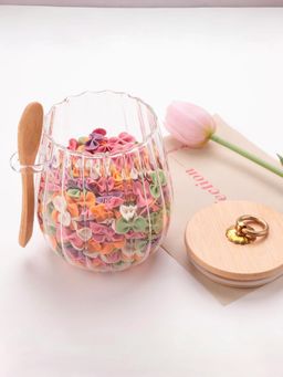 UMAI - Borosilicate Jar with Lid 680 Ml (Pack of 2)