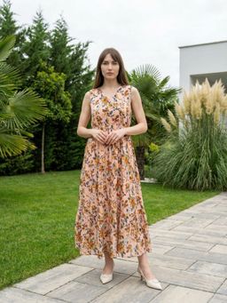 PIMU - Pink V-Neck Dress