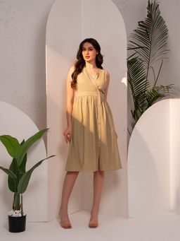 Mabish By Sonal Jain - Overlap Side Bottom Dress