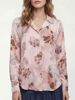 Cover Story - Peach Printed Shirt