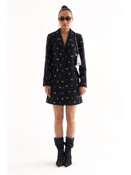 Our Love - Black Dion Blazer Dress