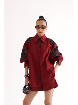 Our Love - Red Comet Co-Ord (Set of 2)