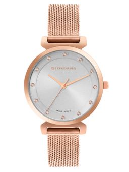Giordano - Analog Wrist Watch for Women Stylish Metal Strap (M)