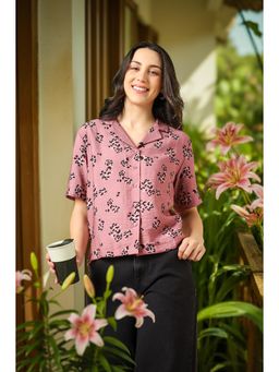 Allen Solly - Women Pink Printed Shirt