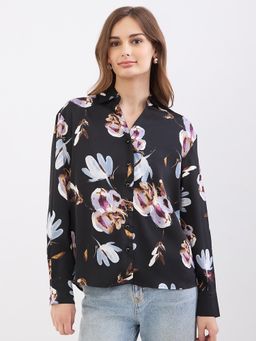 Spykar - Black Regular Fit Casual Shirt