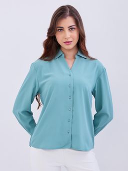 Spykar - Blue Regular Fit Casual Shirt