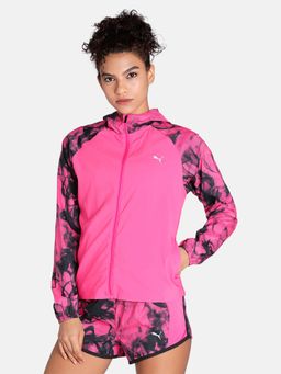 Puma - Run Aop Favorite Woven Womens Pink Jacket