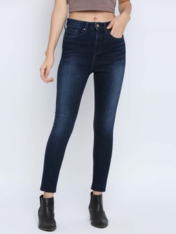 Spykar - Women Blue Super Skinny Ankle Length Jeans (Alexa)