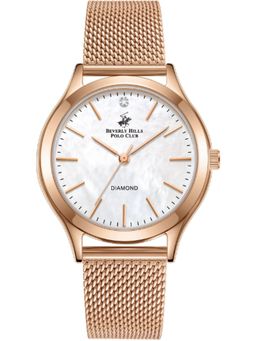 Beverly Hills Polo Club - Women Analog Mother Of Pearl Dial Watch (M)