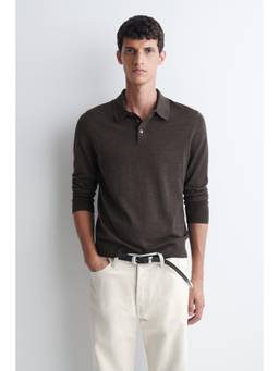 COS - SLIM MERINO WOOL POLO SHIRT
