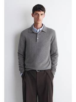 COS - CASHMERE POLO JUMPER