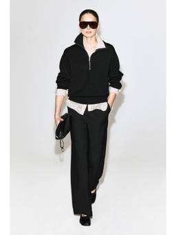 COS - CREPE-JERSEY WIDE-LEG TROUSERS