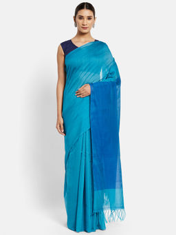 Fabindia - Modal Blend Solid Women Sari without Blouse