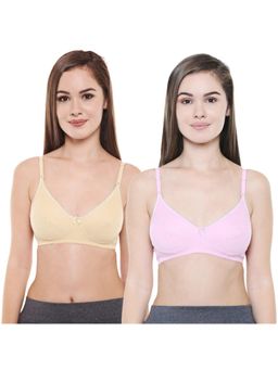 Bodycare - Pack Of 2 Premium Perfect Coverage Bra - Multi Color