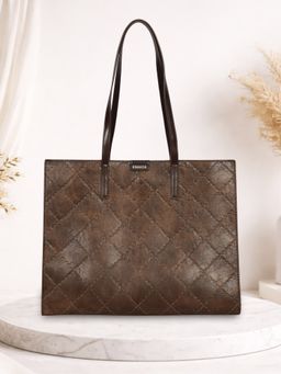 ESBEDA - Brown Retro Timeless Handbag Womens (L)