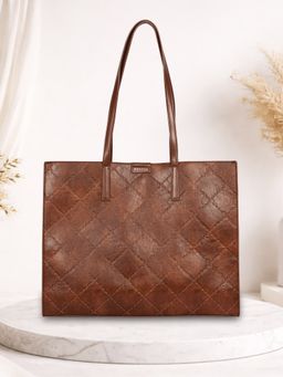 ESBEDA - Tan Retro Timeless Handbag Womens (L)
