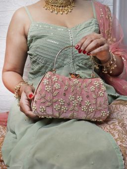 Soho Boho Studio - The Blush Clutch Bag