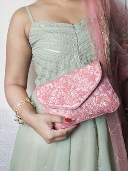 Soho Boho Studio - Pink Peony Luxe Sling Bag