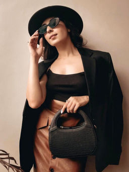 Hues Studio - Ella Sling Bag for Women Black